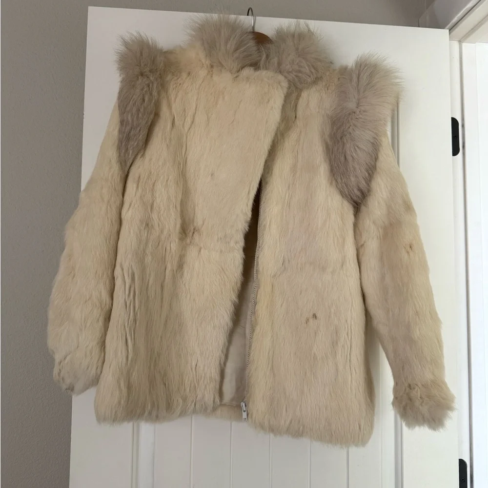 Berman’s Vintage Rabbit Fur Jacket - Picture 2 of 11
